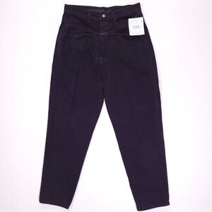 NEW Marithe Francois Girbaud Mens 33x32 Purple Tapered Denim Pants USA Deadstock